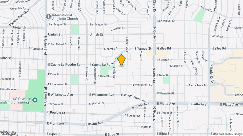 820 Bennett Ave Map and Location Details