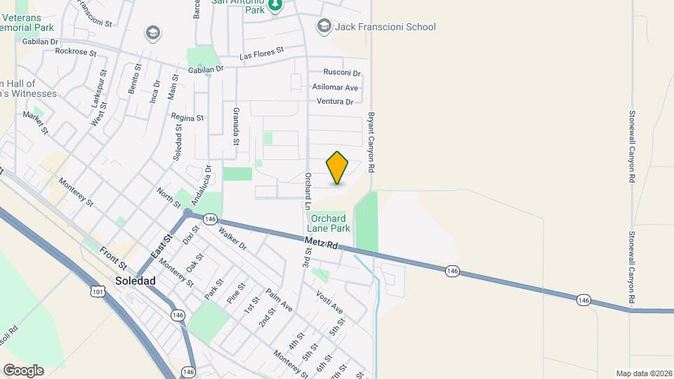 646 Aromas Pl Map and Location Details