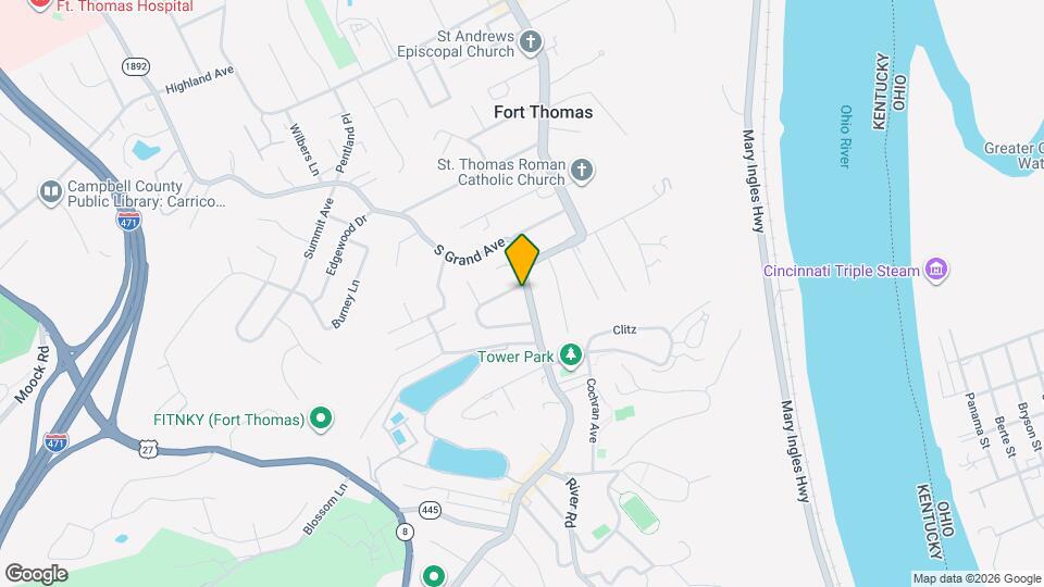 727 Ft Thomas Ave Map and Location Details