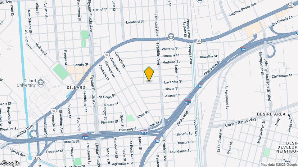2538 Lavender St Map and Location Details