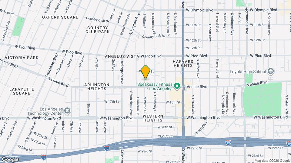 1538 S Wilton Pl Map and Location Details