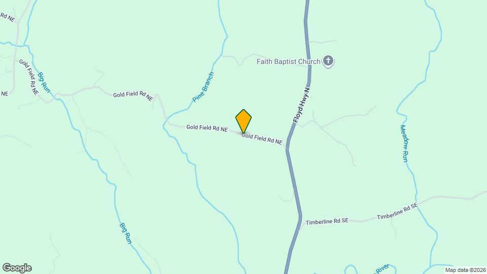 216 Gold Field Rd NE Map and Location Details