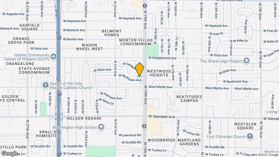 7225 N 19th Dr Map and Location Details