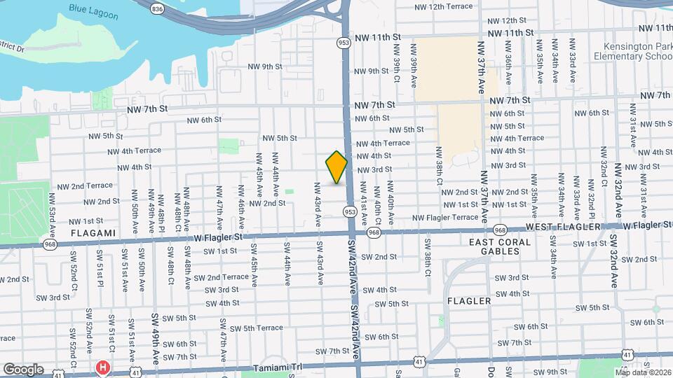 4232 NW 2nd Terrace Map and Location Details