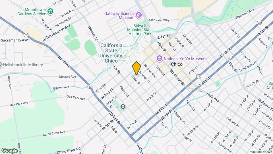 536 W 3rd St Map and Location Details