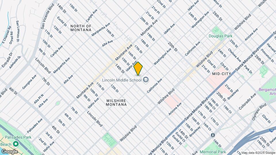 954 15th St Map and Location Details