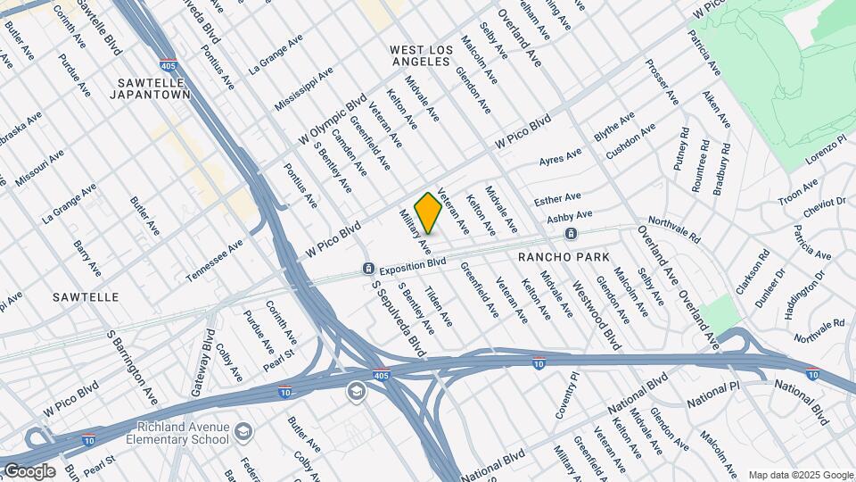 2538 1/2 Military Ave, Unit 2536.5 Map and Location Details