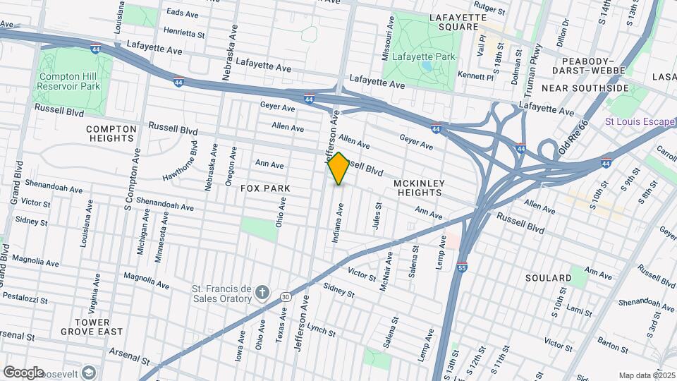 2211 Indiana Ave Map and Location Details