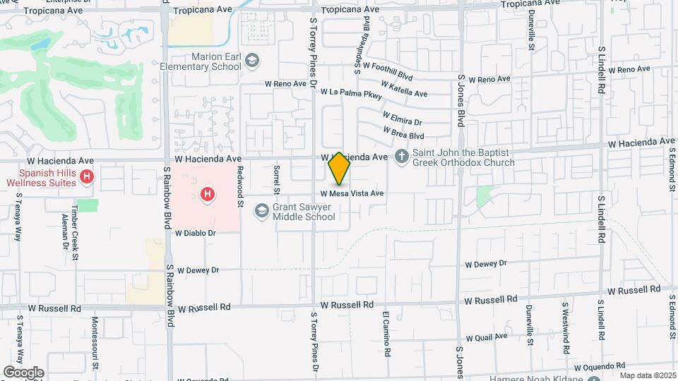 6432 W Mesa Vista Ave Map and Location Details