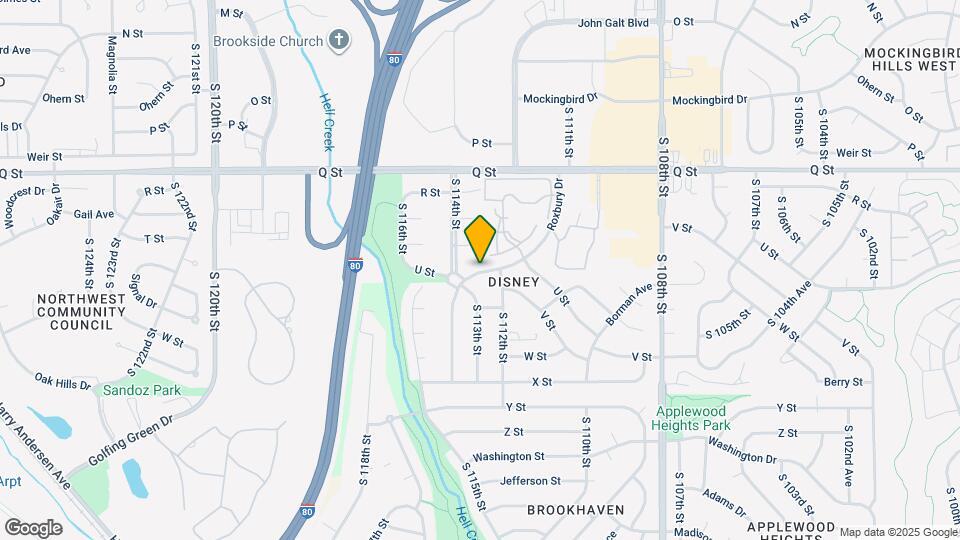 11224 Roxbury Dr Map and Location Details