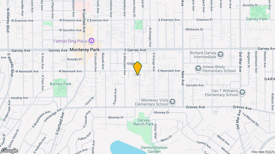 323 S Sefton Ave Map and Location Details