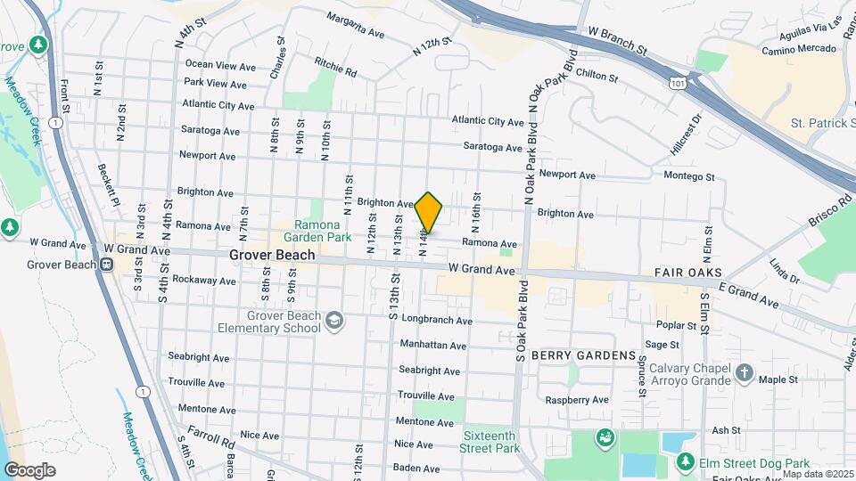 1400 Ramona Ave Map and Location Details