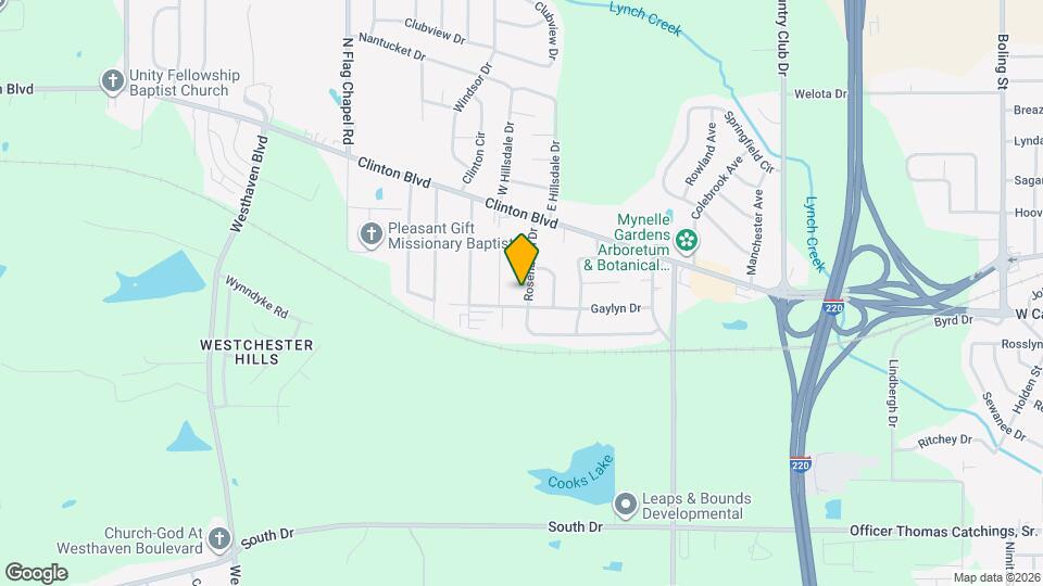 115 Rosehaven Dr Mapa y Detalles de la Ubicación