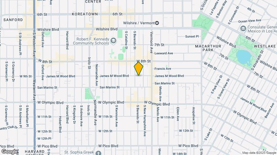 2960 James M Wood Blvd Map and Location Details