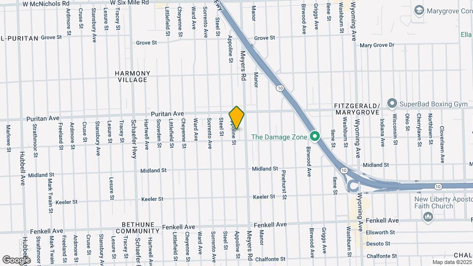 15832 Appoline St Map and Location Details