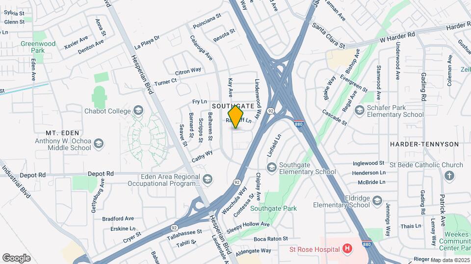 1280 Stanhope Ln Map and Location Details