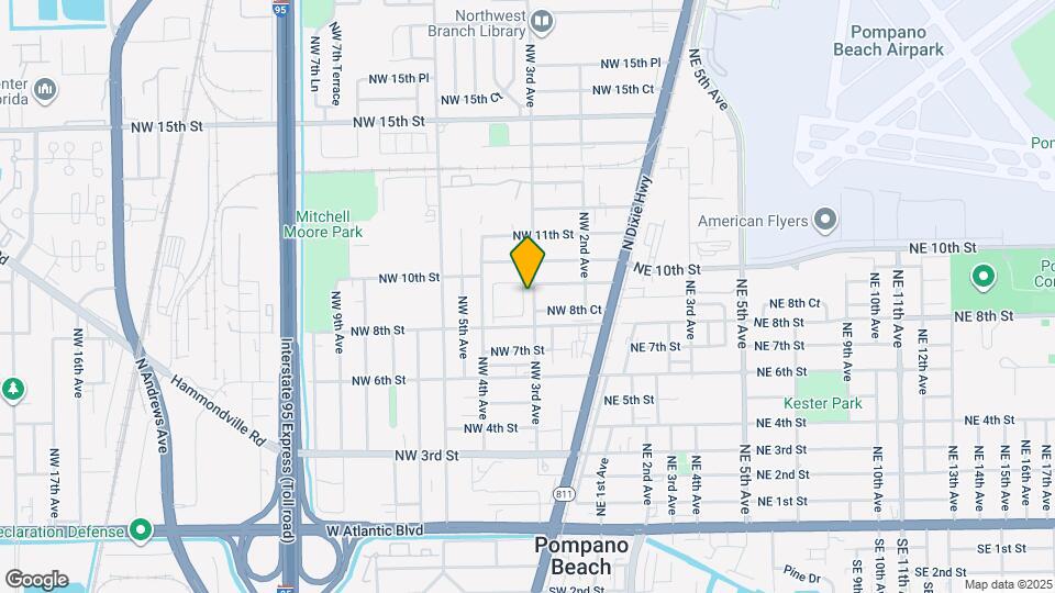 864 NW 3rd Terrace Map and Location Details