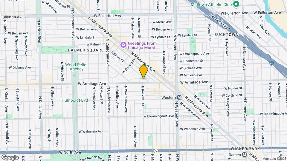 2556 W Armitage Ave-Unit -206 Mapa y Detalles de la Ubicación