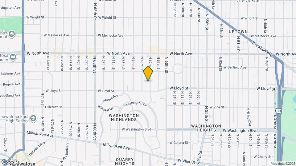 2137 N 62nd St Map and Location Details