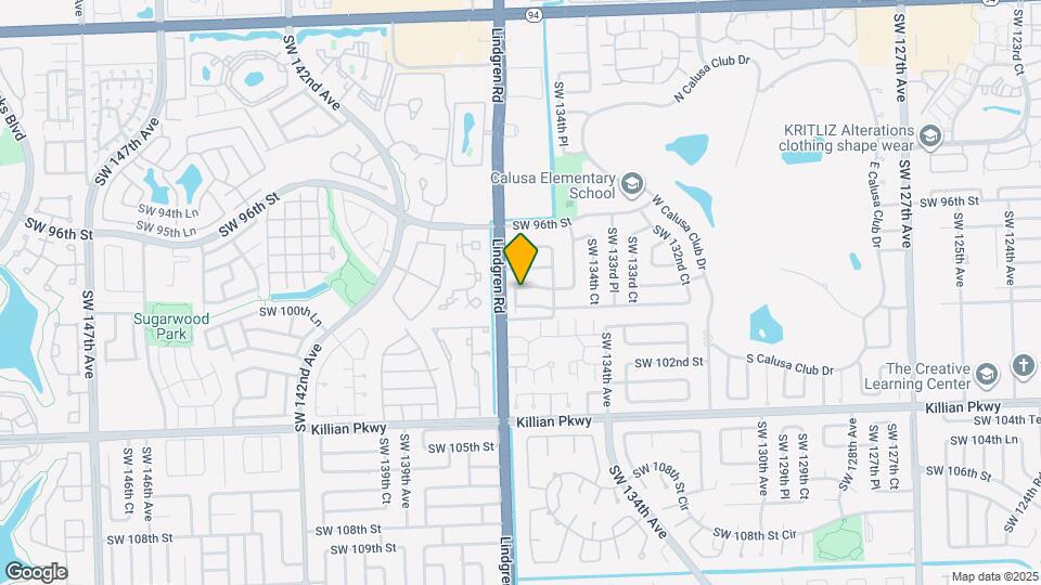 9901 SW 136th Ct Map and Location Details