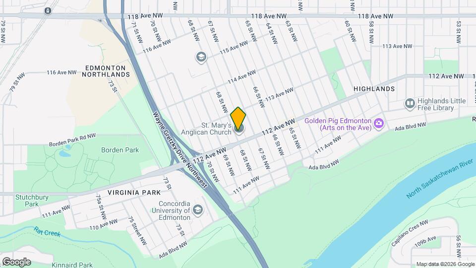 11205-11268 68 St NW Map and Location Details