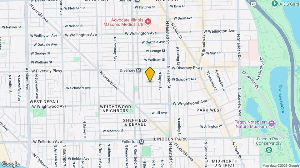2704 N Mildred Ave Map and Location Details