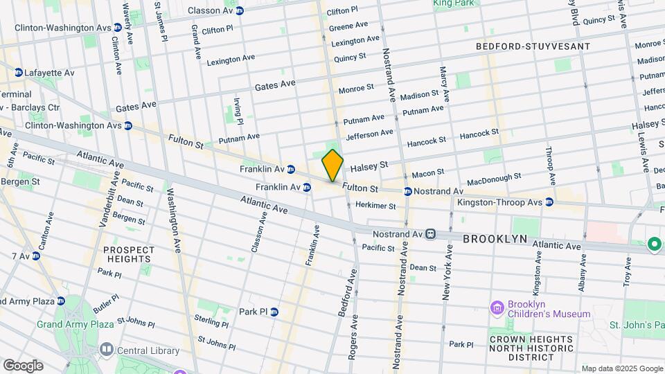1172 Fulton St Map and Location Details