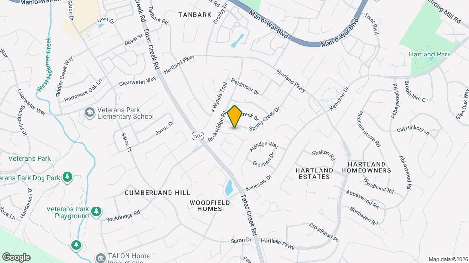 4616 Landing Dr Map and Location Details