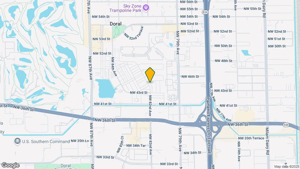 4445 NW 82nd Ave Map and Location Details