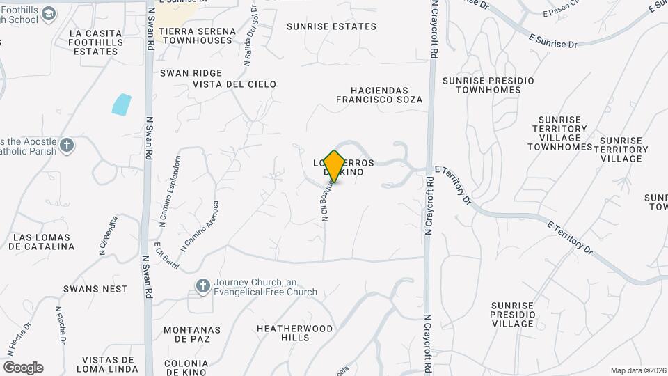 5036 N Cll Bosque Map and Location Details