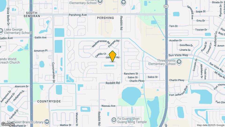6910 Edgefield Ln Map and Location Details
