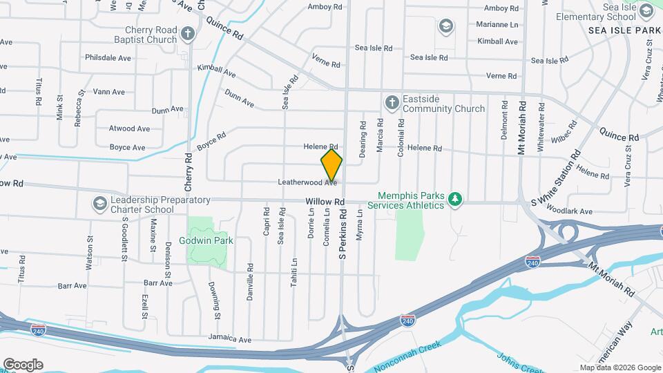 4623 Leatherwood Ave Map and Location Details