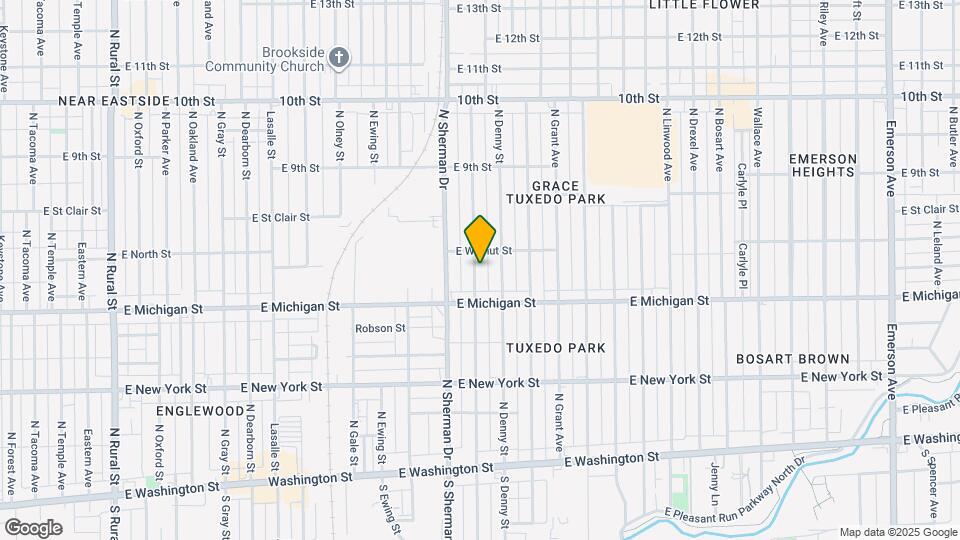 601 N Bradley Ave Mapa y Detalles de la Ubicación