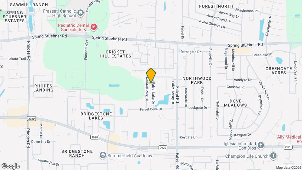 21631 Falvel Lake Dr Map and Location Details