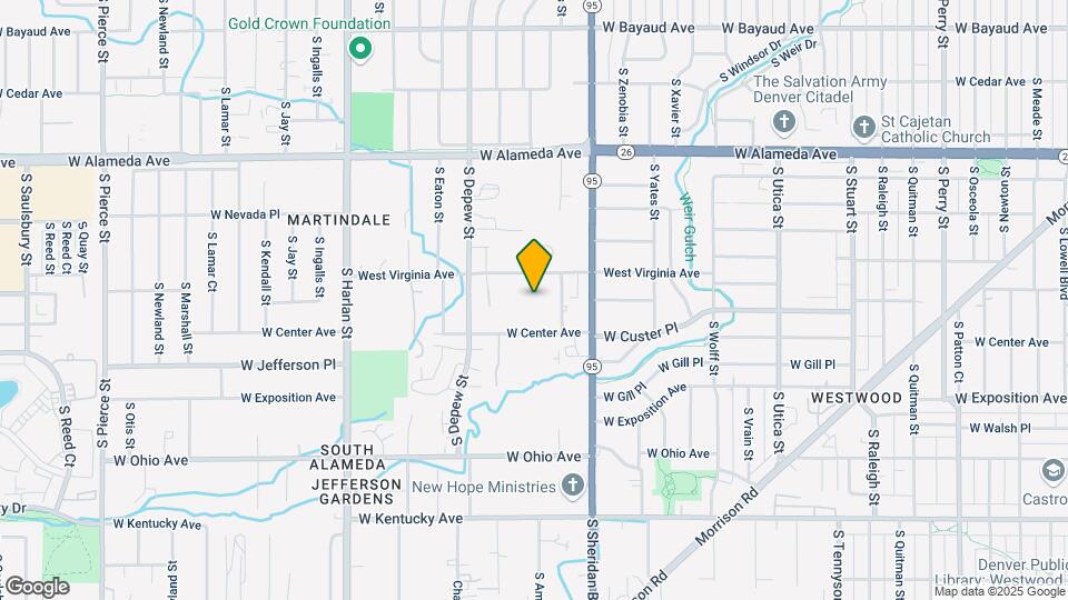 551 S Ames St Map and Location Details