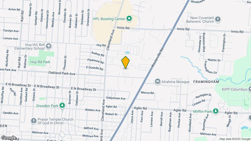 1948 Oakland Park Ave Map and Location Details