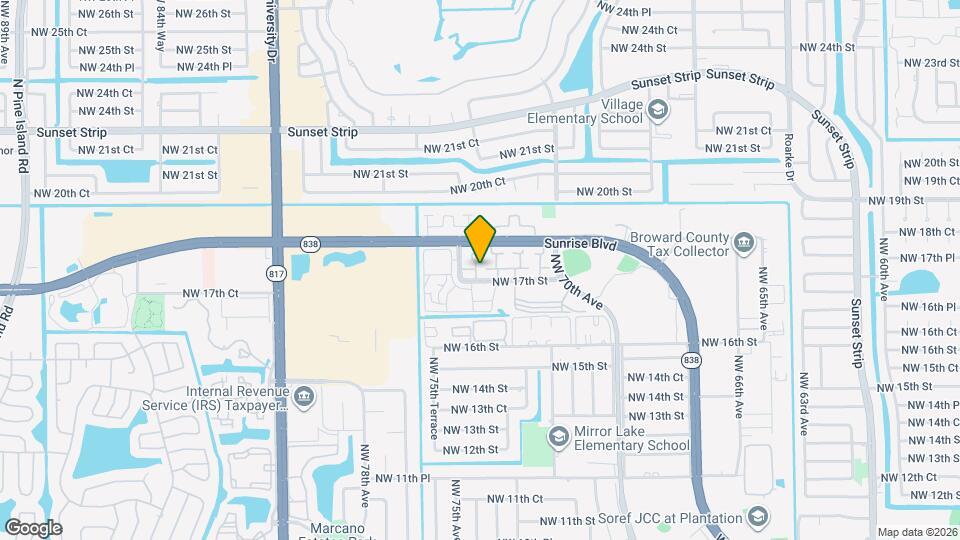 1712 NW 74th Ave Map and Location Details