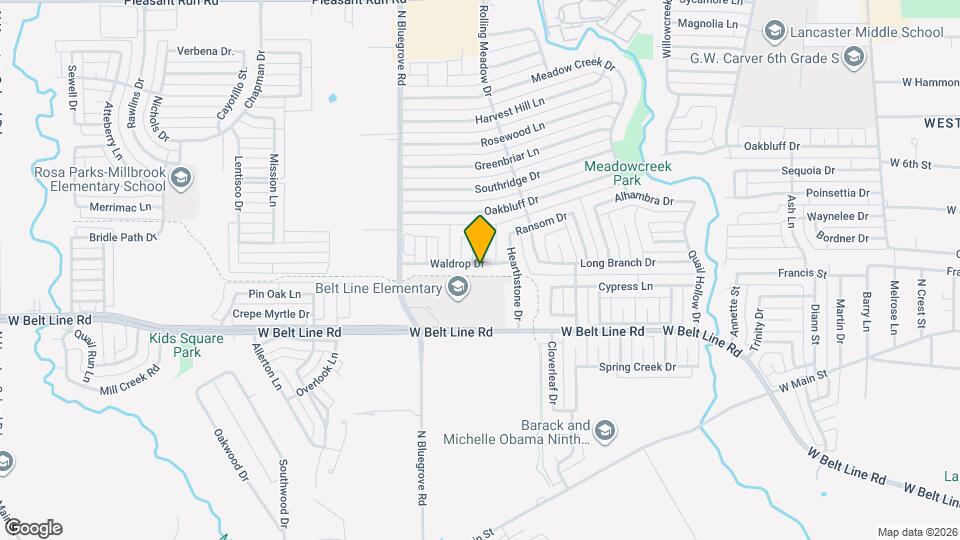 1422 Waldrop Dr Map and Location Details