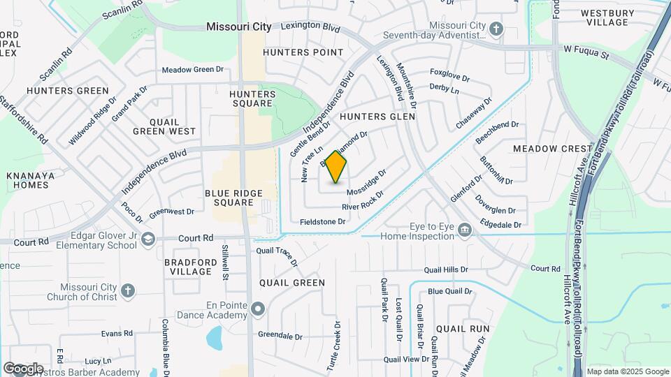 1314 Mossridge Dr Mapa y Detalles de la Ubicación