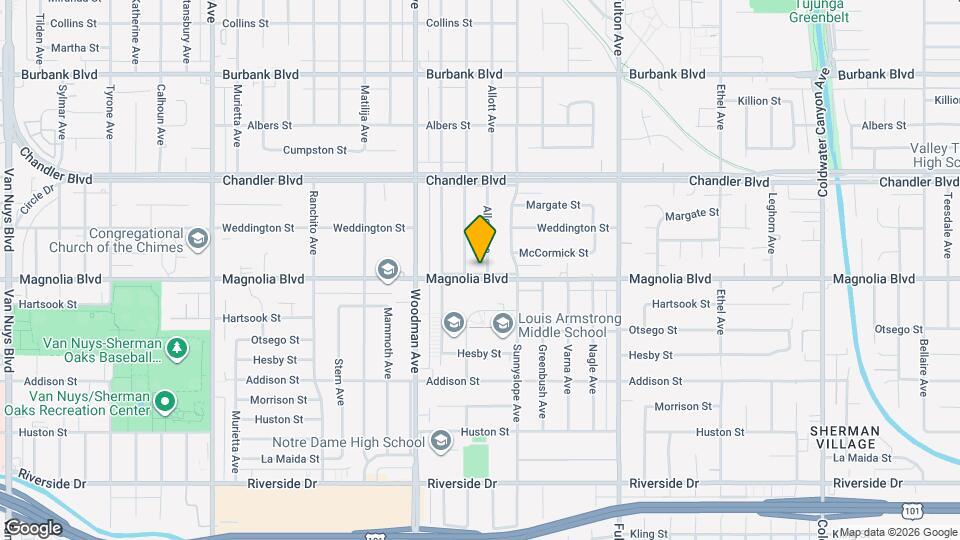 5211 Allott Ave Map and Location Details