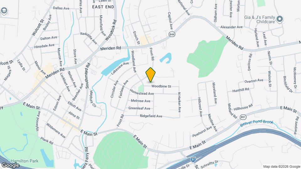 33 Woodbine St Map and Location Details