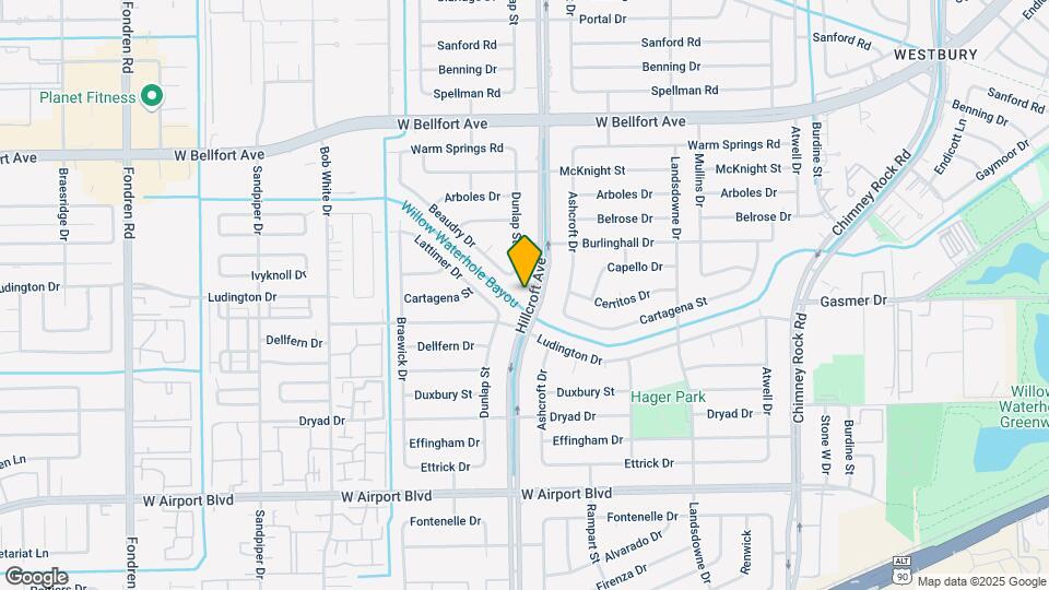 11714 Hillcroft St Map and Location Details