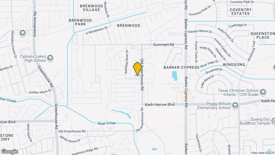 5603 Hawksbury Creek Trail Map and Location Details