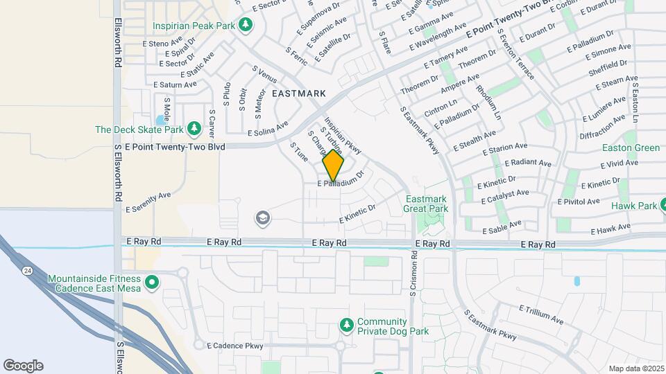 9811 E Palladium Dr Map and Location Details