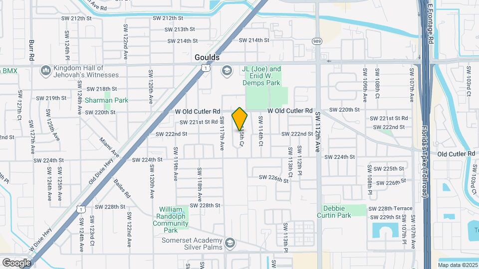 22200 SW 115th Ct, Unit 1 Map and Location Details