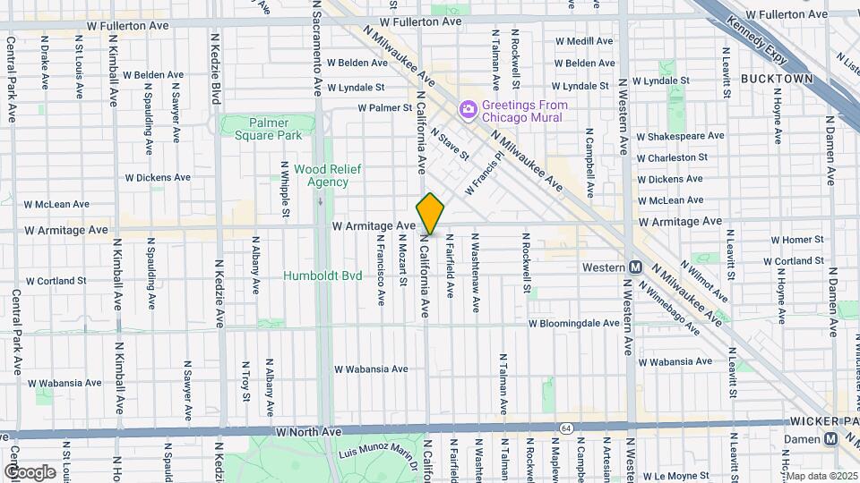 1935-1943 N California Ave Map and Location Details