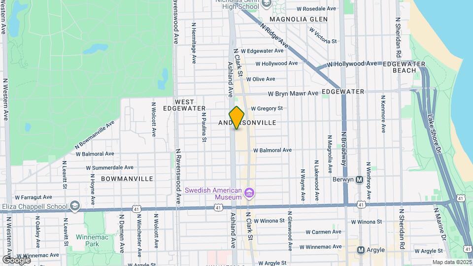 5437 N Ashland Ave Map and Location Details