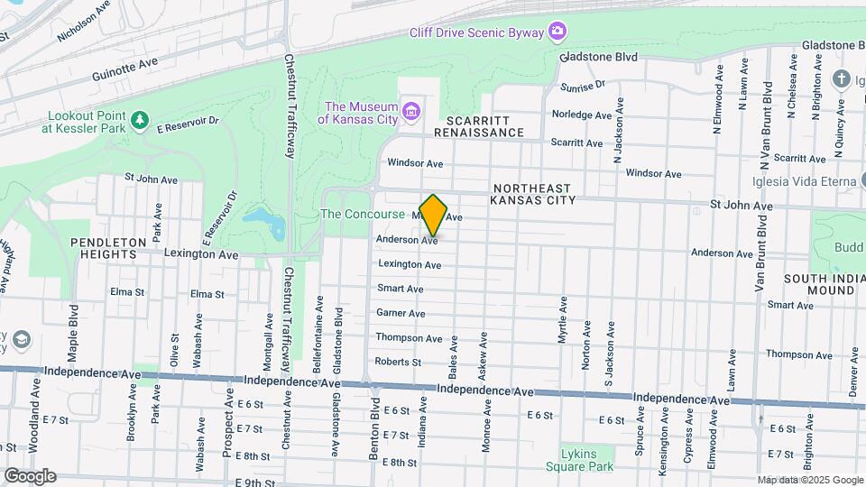 3409 Anderson Ave Mapa y Detalles de la Ubicación