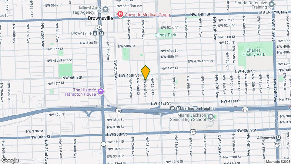 4491 NW 23rd Ave Map and Location Details