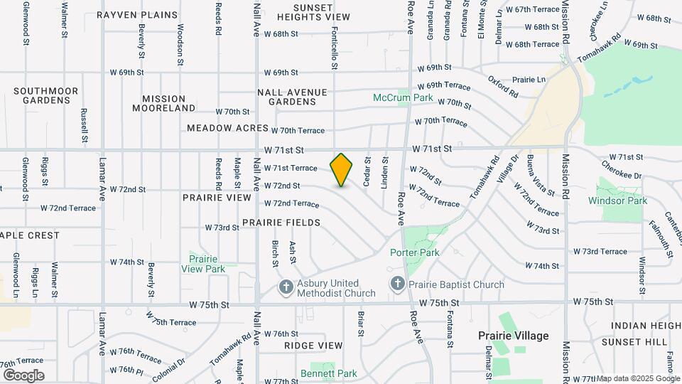 5016 W 72nd St Map and Location Details